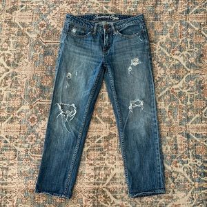 American Eagle TomGirl Distressed Jeans